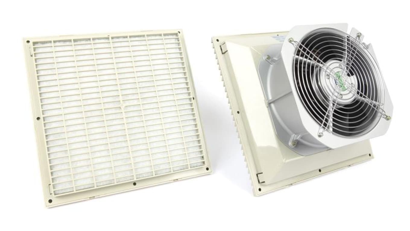 Wentylator do rozdzielnic i szaf sterowniczych 910/1000m3/h 230VAC 323x323 FKL6626.230-D