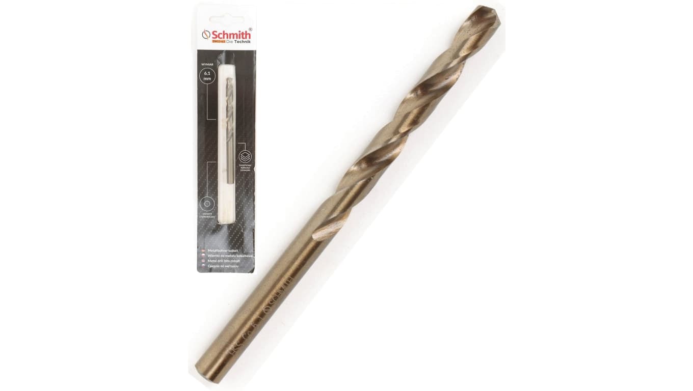 Wiertło do metalu kobaltowe 6,1mm HSS-Co Schmith