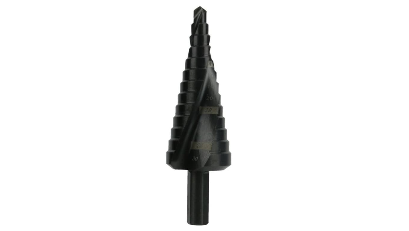 Wiertło wielostopniowe spiralne HSS M2 HEX 1/4 4-39mm (N-WWS0439)