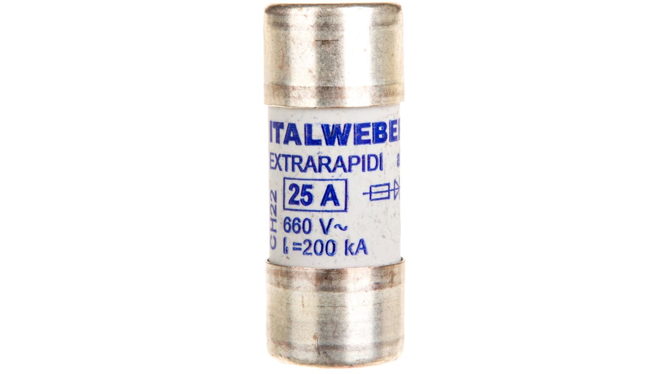Wkładka bezpiecznikowa cylindryczna 22x58mm 25A aR 690V CH22UQ 002645013