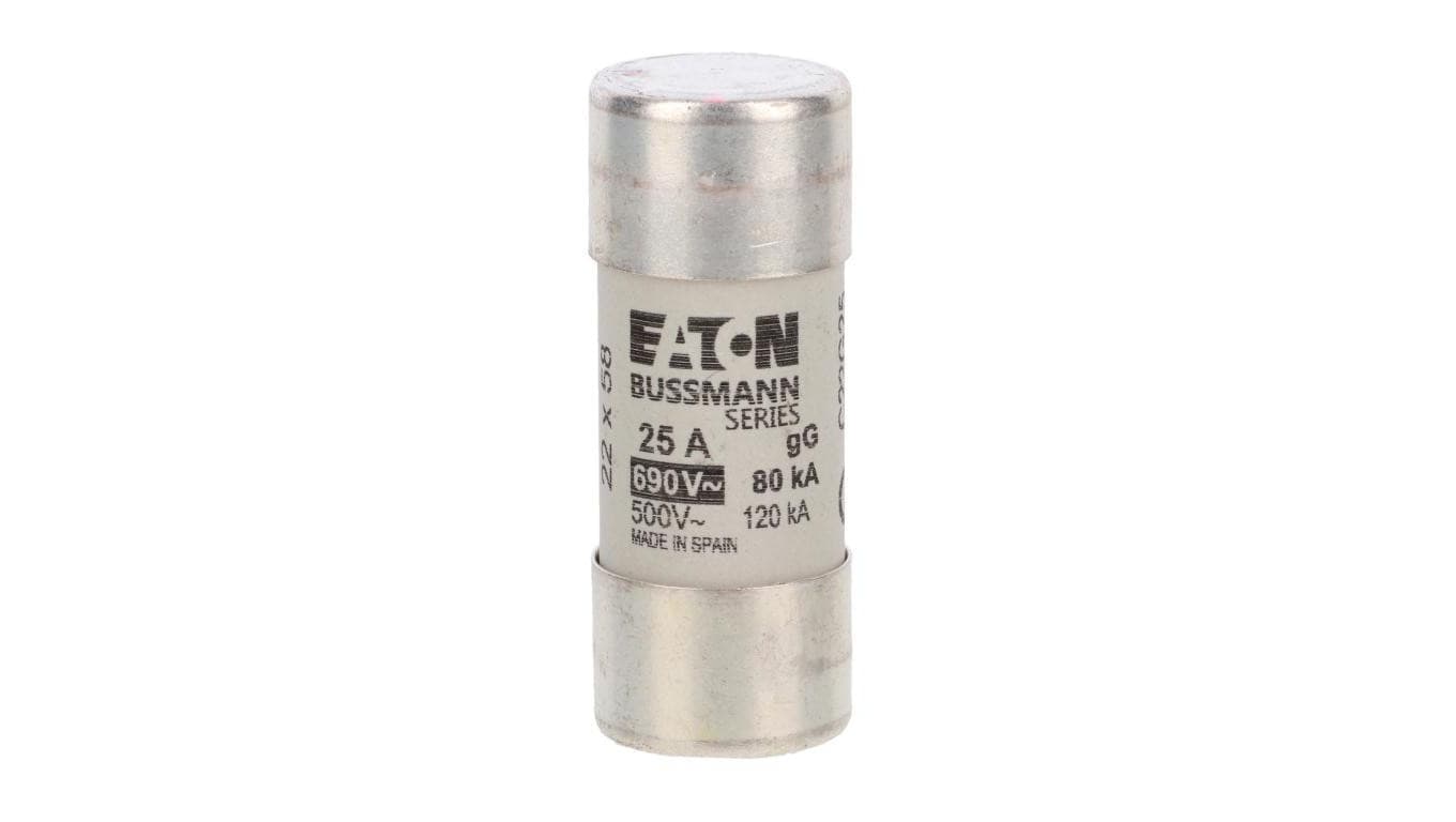 Wkładka bezpiecznikowa cylindryczna 22x58mm 25A gL/gG 690V C22G25