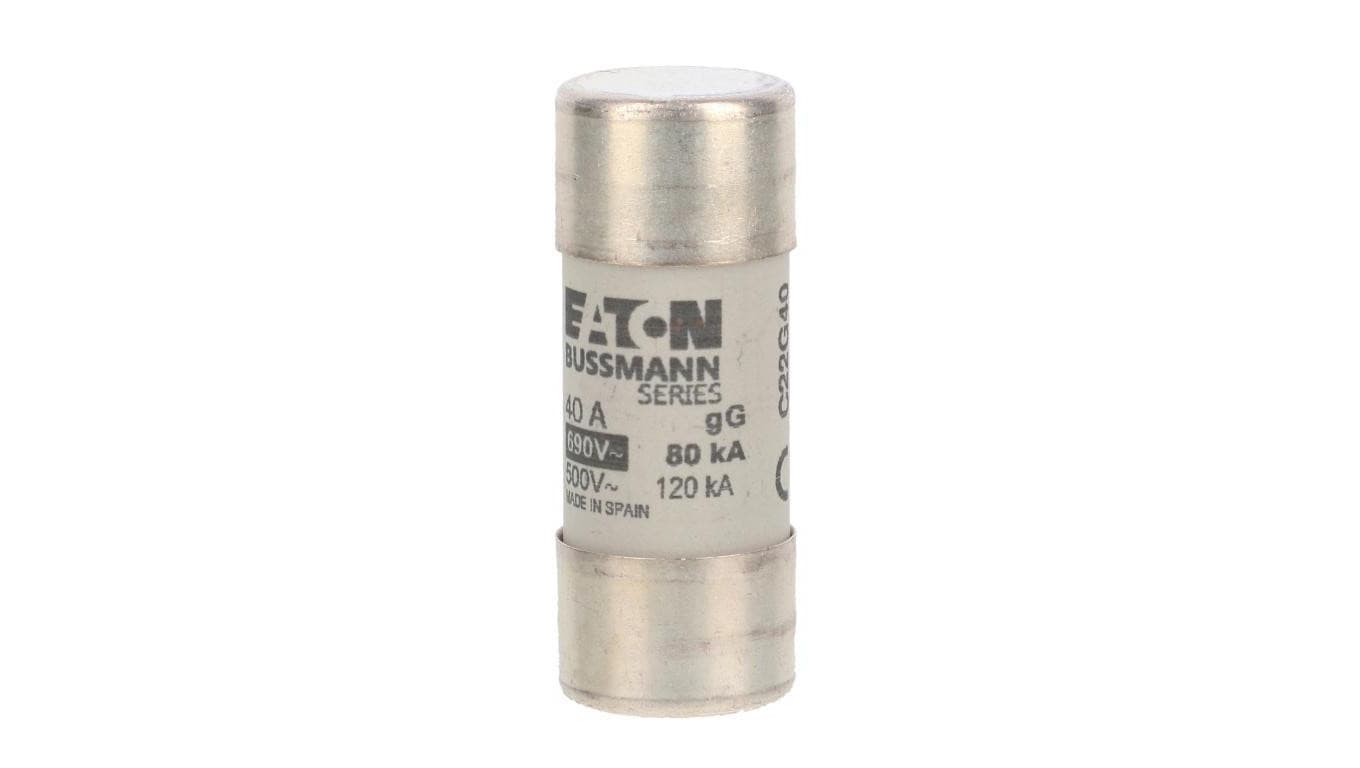 Wkładka bezpiecznikowa cylindryczna 22x58mm 40A gL/gG 690V C22G40