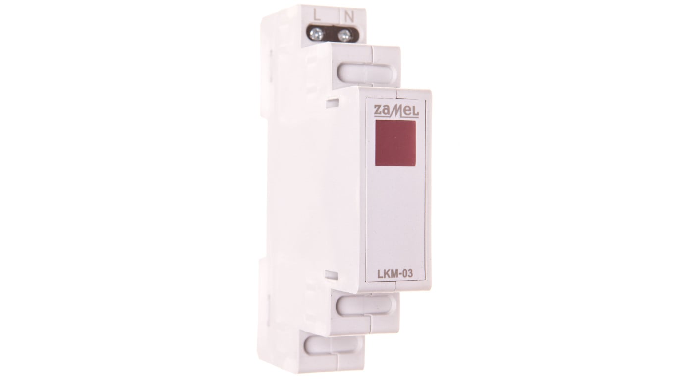 Wskaźnik zasilania 230V LED czerwona LKM-03-10 EXT10000044
