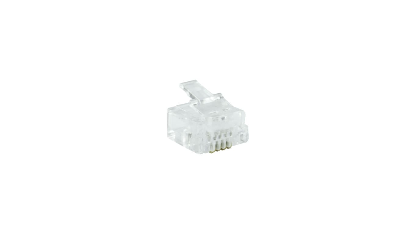 Wtyk RJ11 (6P4C) EM/X-ML-6P4C (100 szt.)