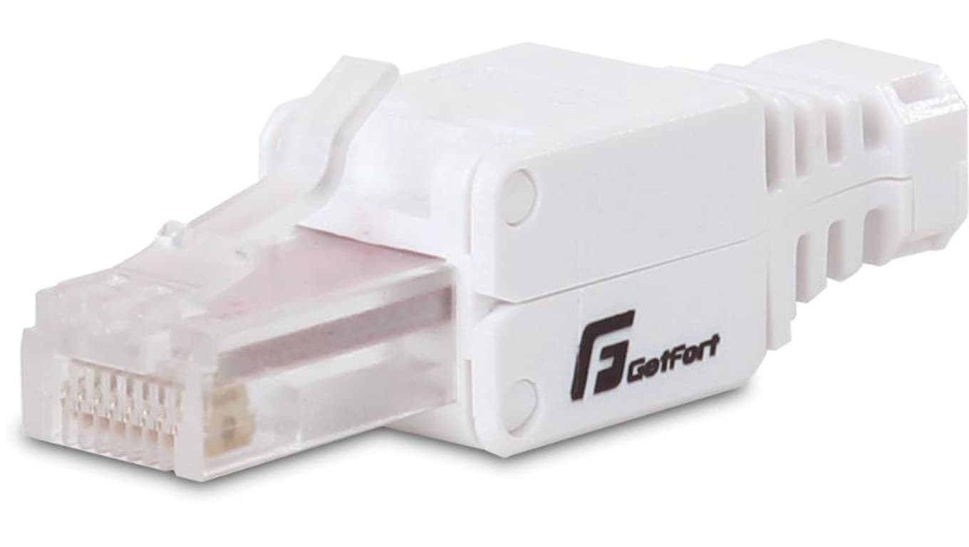 Wtyk modularny beznarzędziowy RJ45 kat. 5e UTP, 8P8C (GF-RJ45-5UTP-MB) GETFORT