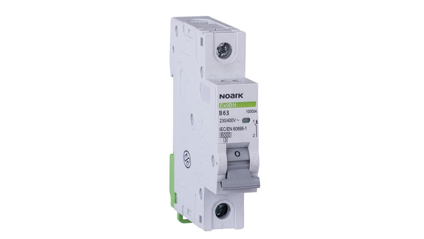 Wyłącznik nadprądowy 1P B 63A 6kA AC 100014