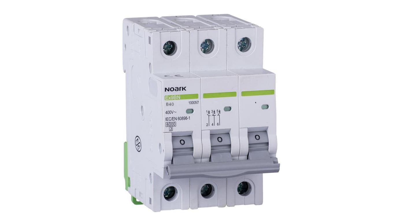Wyłącznik nadprądowy 3P B 40A 6kA AC Ex9BN 100057