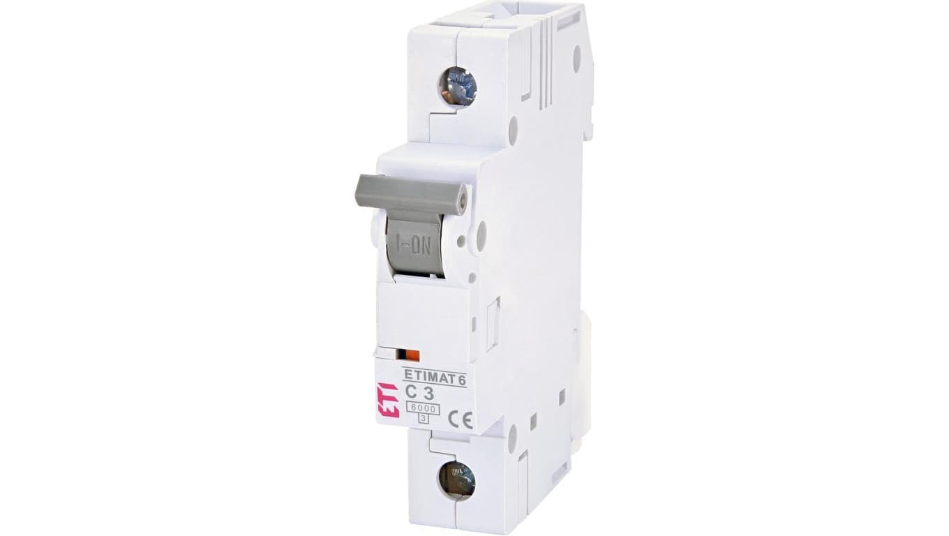 Wyłącznik nadprądowy ETIMAT 6 1p C3 002141509