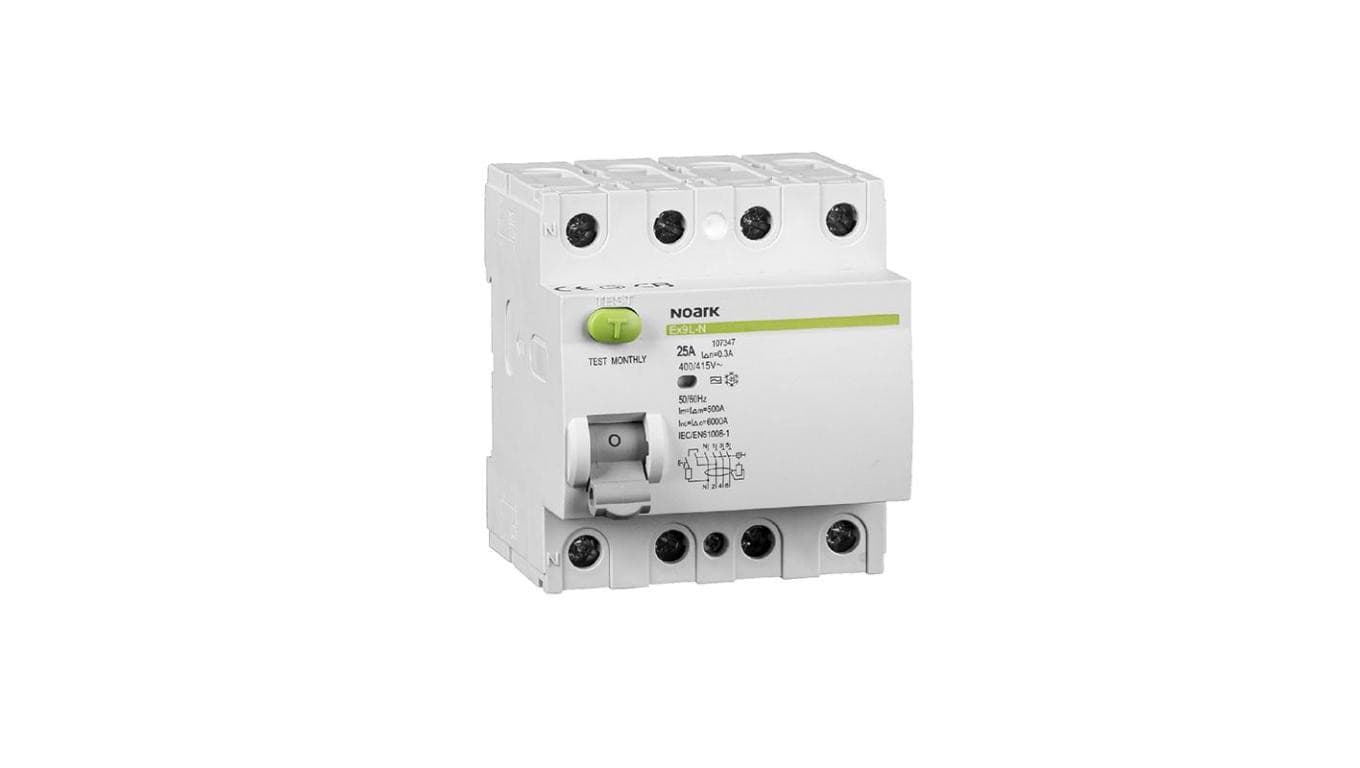 Wyłącznik różnicowoprądowy 4P 40A 0,1A typ A Ex9L-H 108366