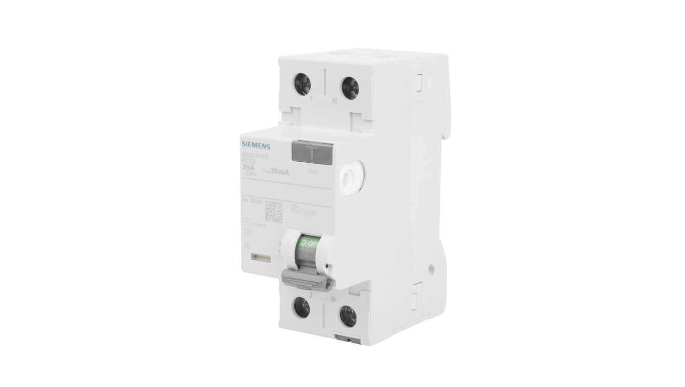 Wyłącznik różnicowoprądowy SENTRON 2P 25A 30mA Typ A 5SV3312-6