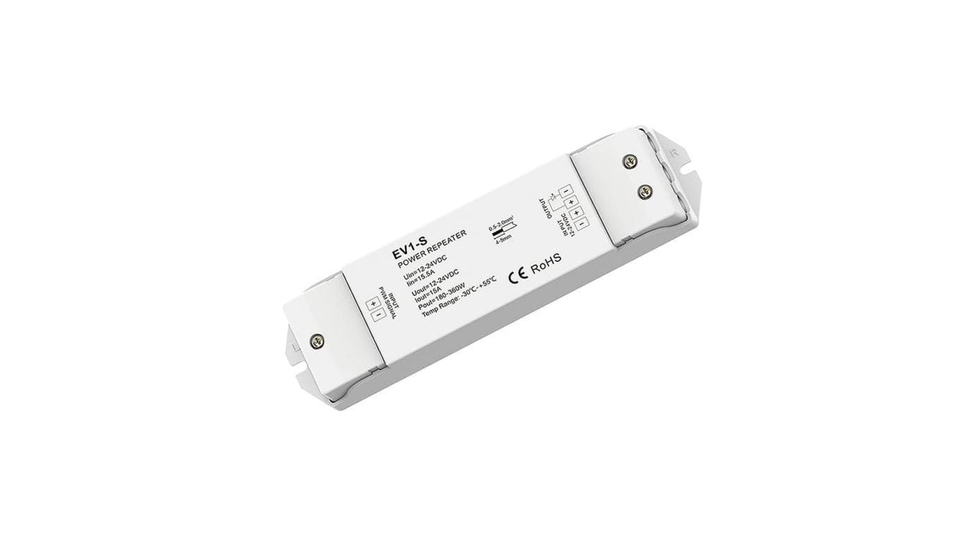 Wzmacniacz LED 12-24V DC 15A Skydance - MONO - EV1-S