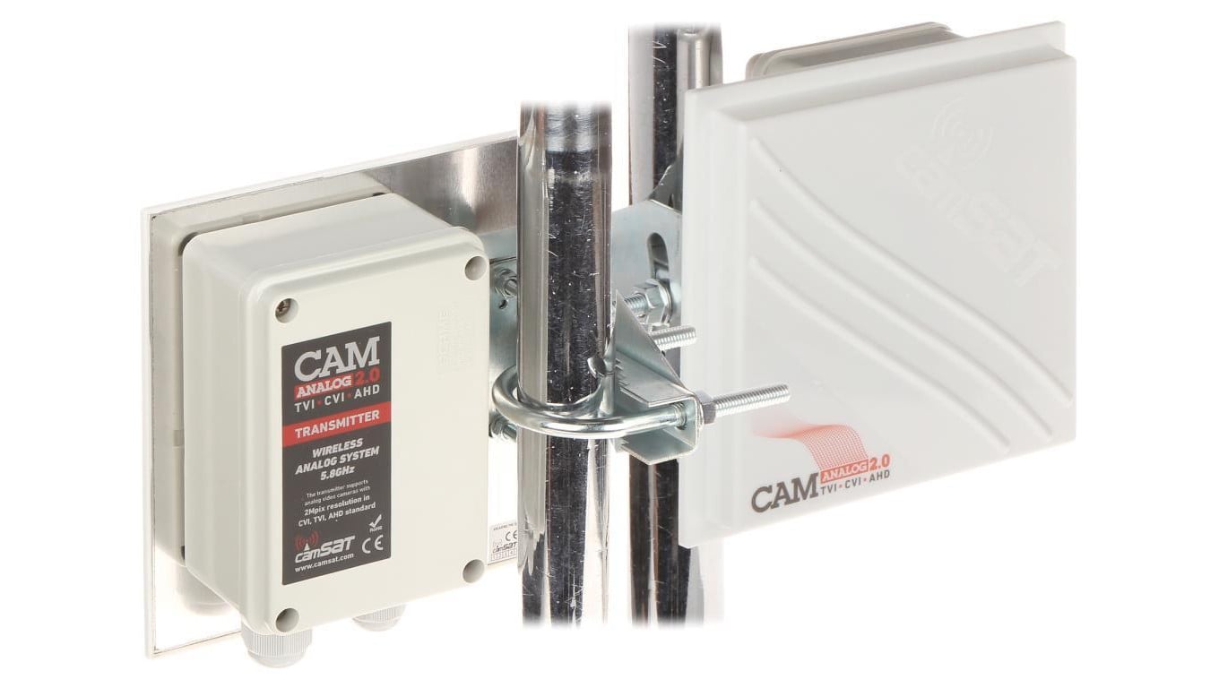 ZESTAW DO TRANSMISJI BEZPRZEWODOWEJ 5.8 GHz CAM-ANALOG-2.0 KOMPLET TXRX