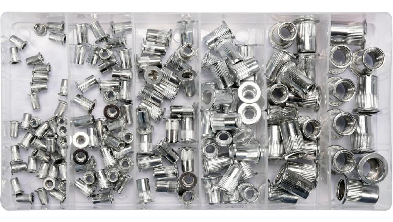 ZESTAW NITONAKRĘTEK ALU M3- M10, 150SZT