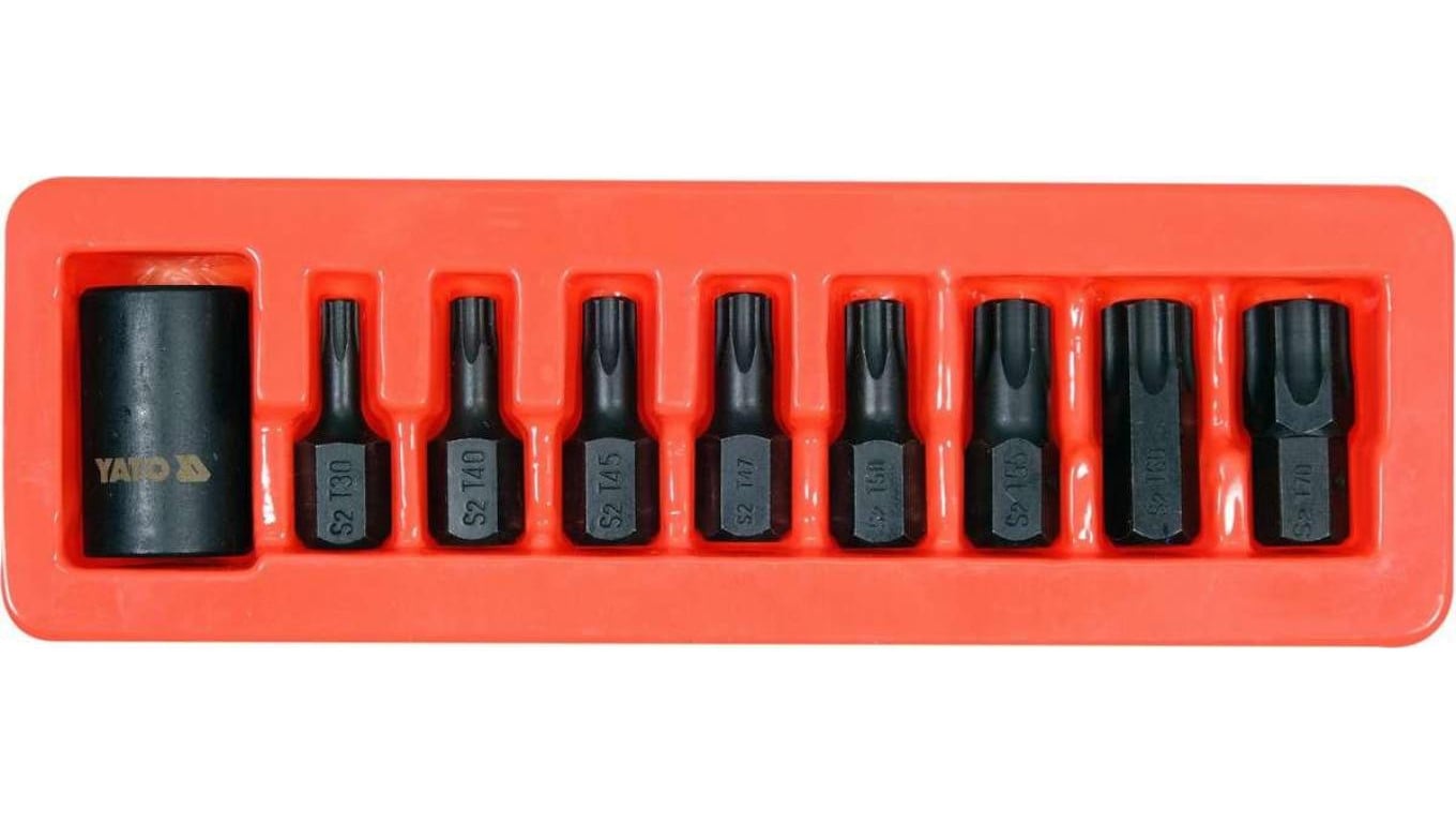 ZESTAW UDAROWYCH KLUCZY TRZPIENIOWYCH TORX 1/2