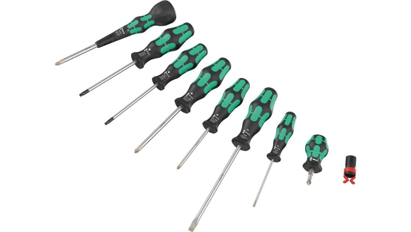 ZESTAW WKRĘTAKÓW Z RĘKOJEŚCIĄ KULISTĄ BALL-GRIP SET 2, 9CZ.