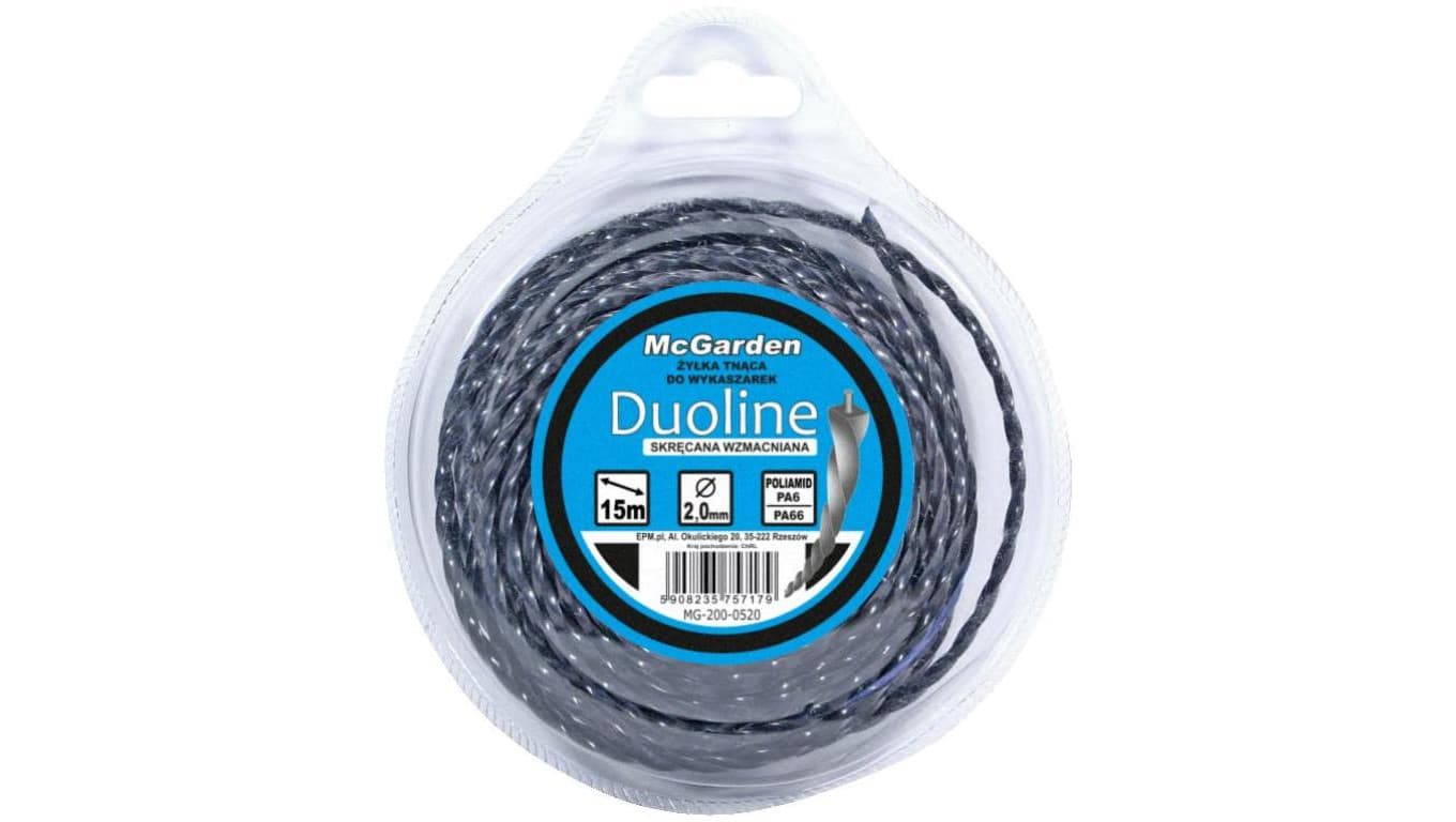 ŻYŁKA DO WYKASZARKI SKRĘCANA WZMACNIANA DUOLINE 2.0MM*15