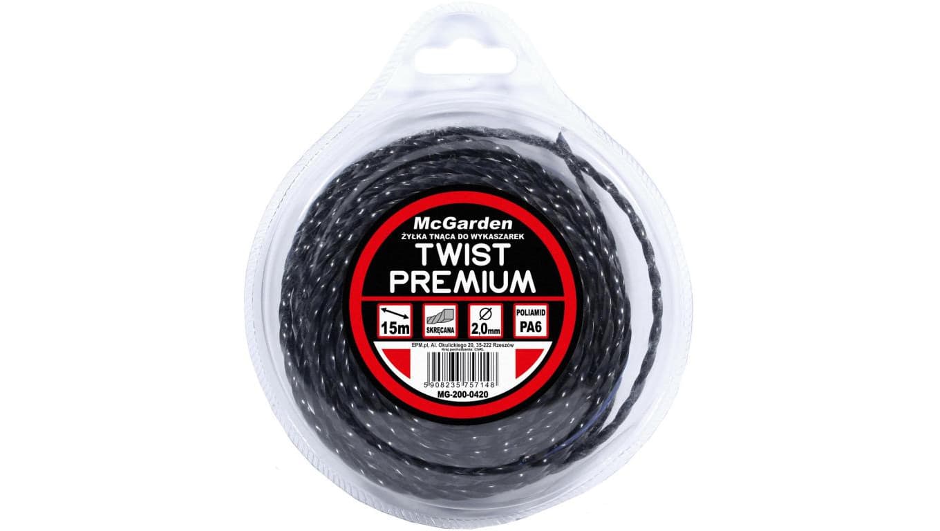 ŻYŁKA DO WYKASZARKI TWIST PREMIUM 2,0MM 15M