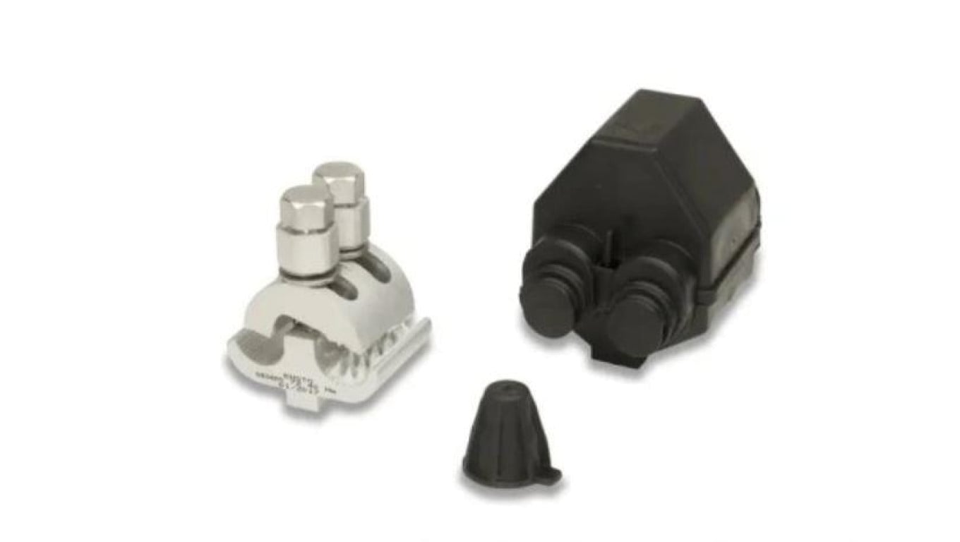 Zacisk z łbem zrywalnym jednostronny przebijający izolację Al, 35-157mm2 goły / 50-157mm2 PAS SEW20.72