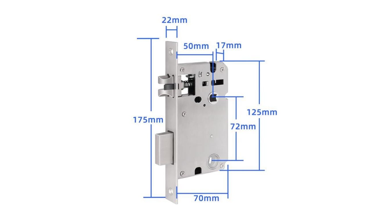 Zamek wpuszczany 5072 dla SmartLock RCF