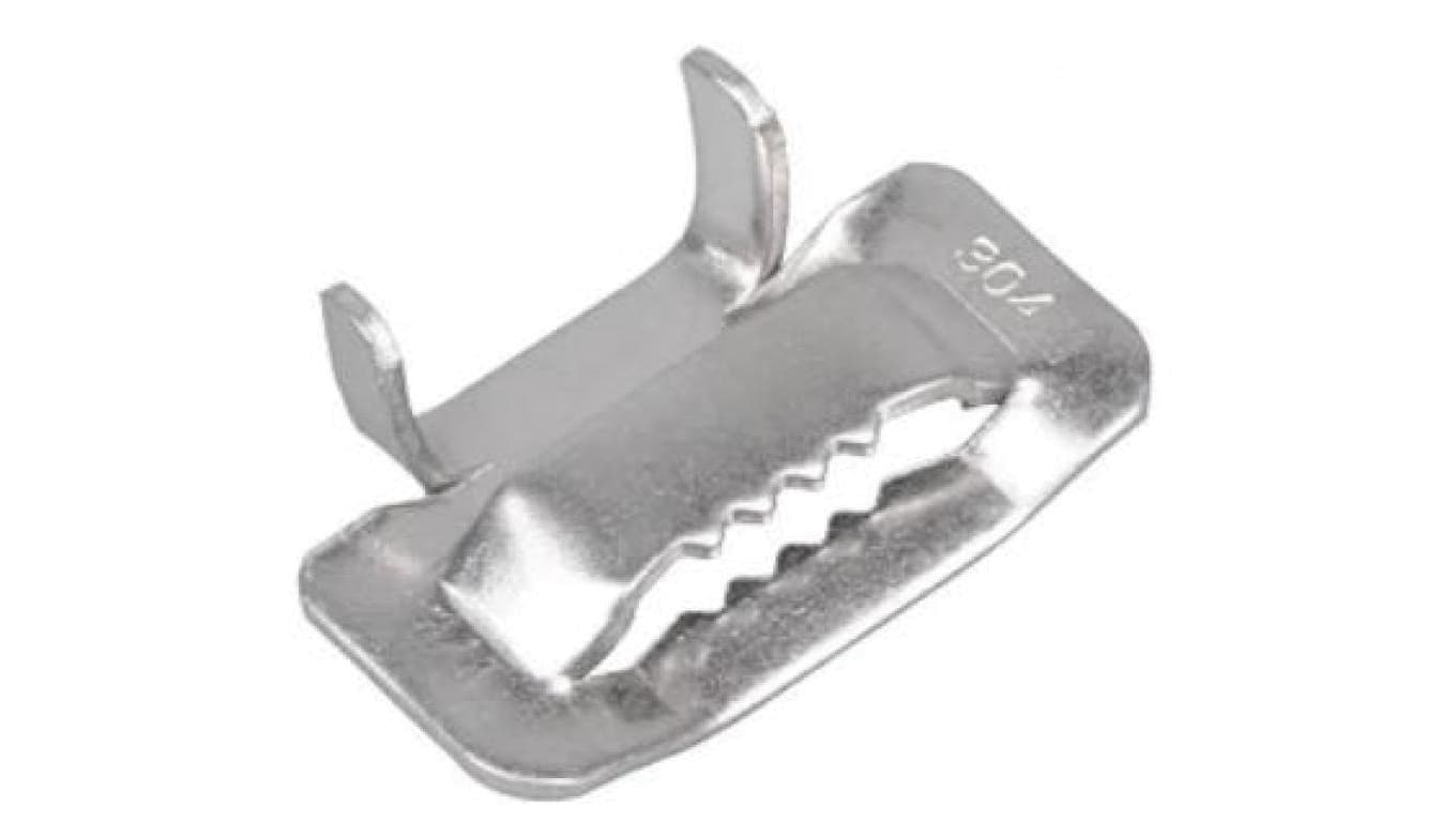 Zapinka zacisk do taśmy 20mm /100 sztuk/ CBE-20