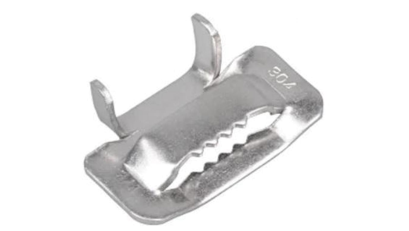 Zapinka zacisk do taśmy 20mm /100 sztuk/ CBE-20