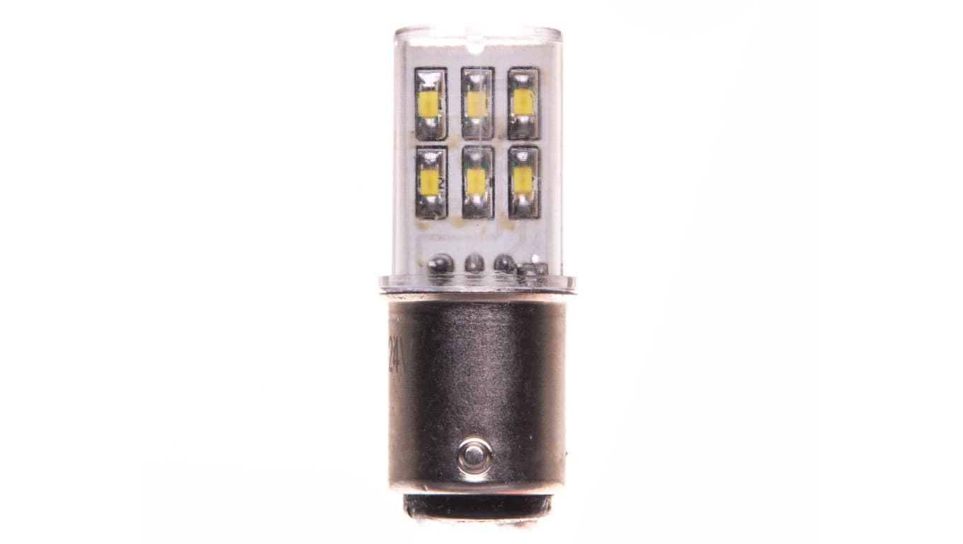 Żarówka LED BA15d 24V AC/DC biała 8LT7ALLB8
