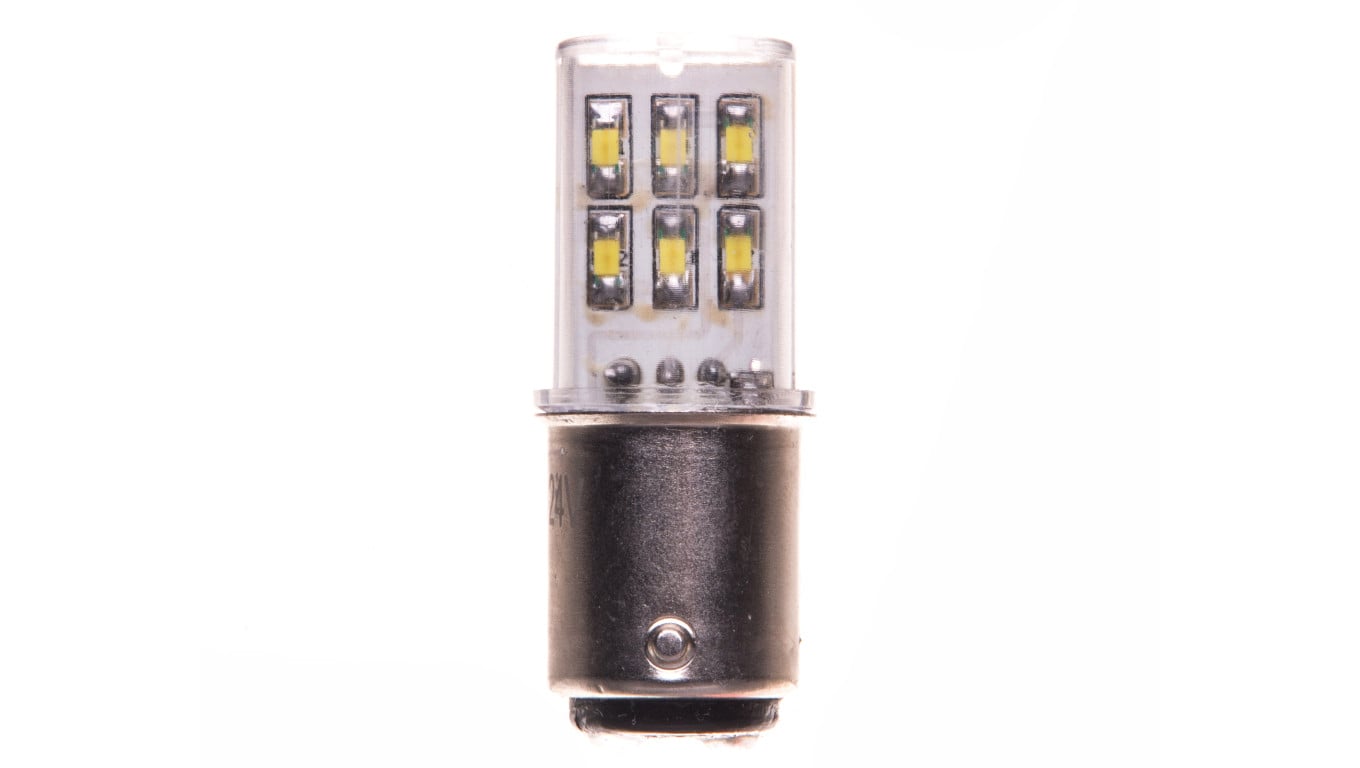Żarówka LED BA15d 24V AC/DC biała 8LT7ALLB8