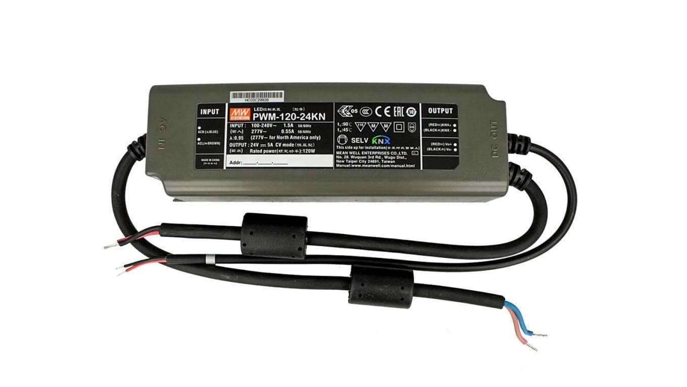 Zasilacz KNX do systemów oświetleniowych LED PWM-120-24KN 24V 5A