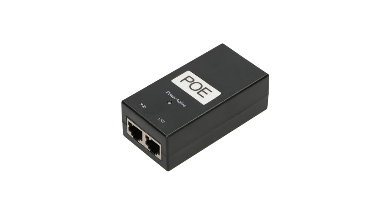 Zasilacz PoE 24V, 1A, 24W, Gigabit, kabel w zestawie Extralink POE-24-24W-G