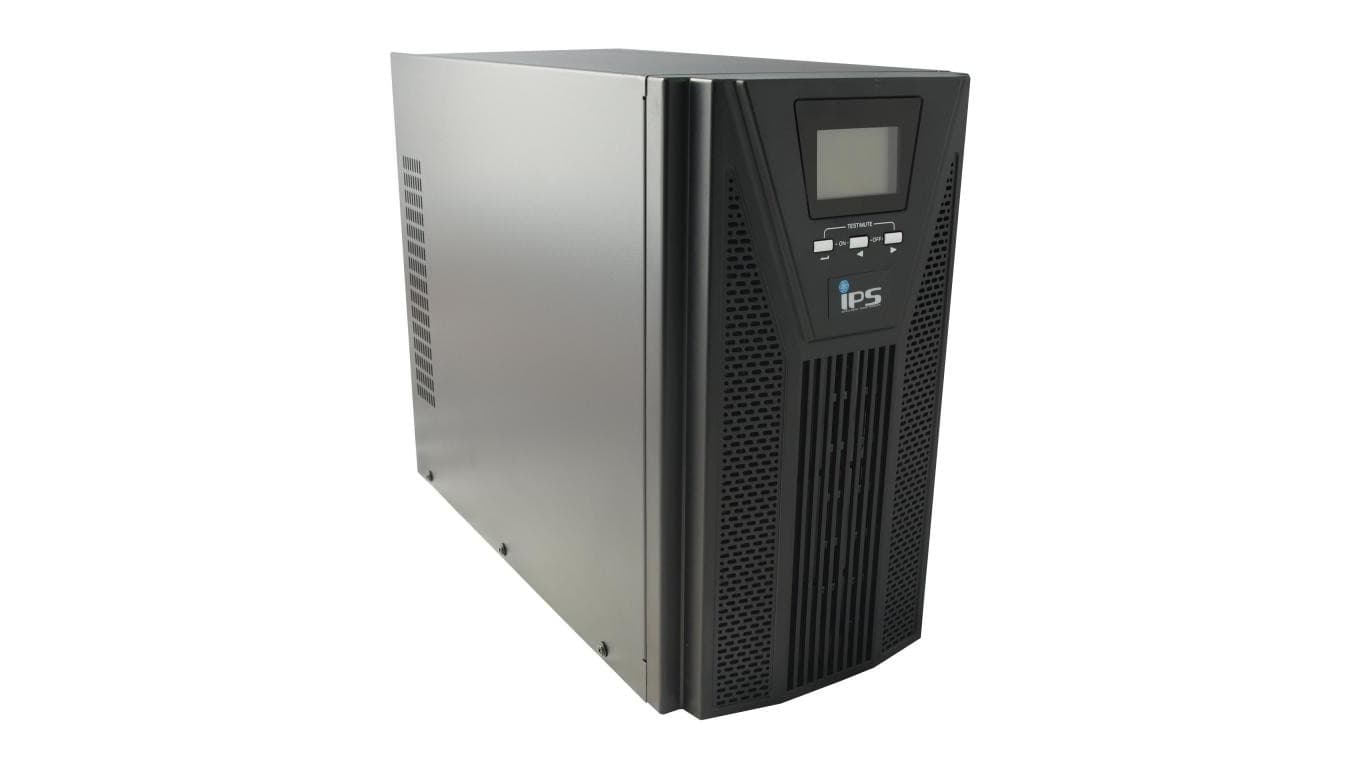 Zasilacz UPS 2000VA/1600W czysty sinus line-interactive, obudowa tower, trzy akumulatory 9Ah, USB TS1-LI-2k0-MC-LCD-3x9