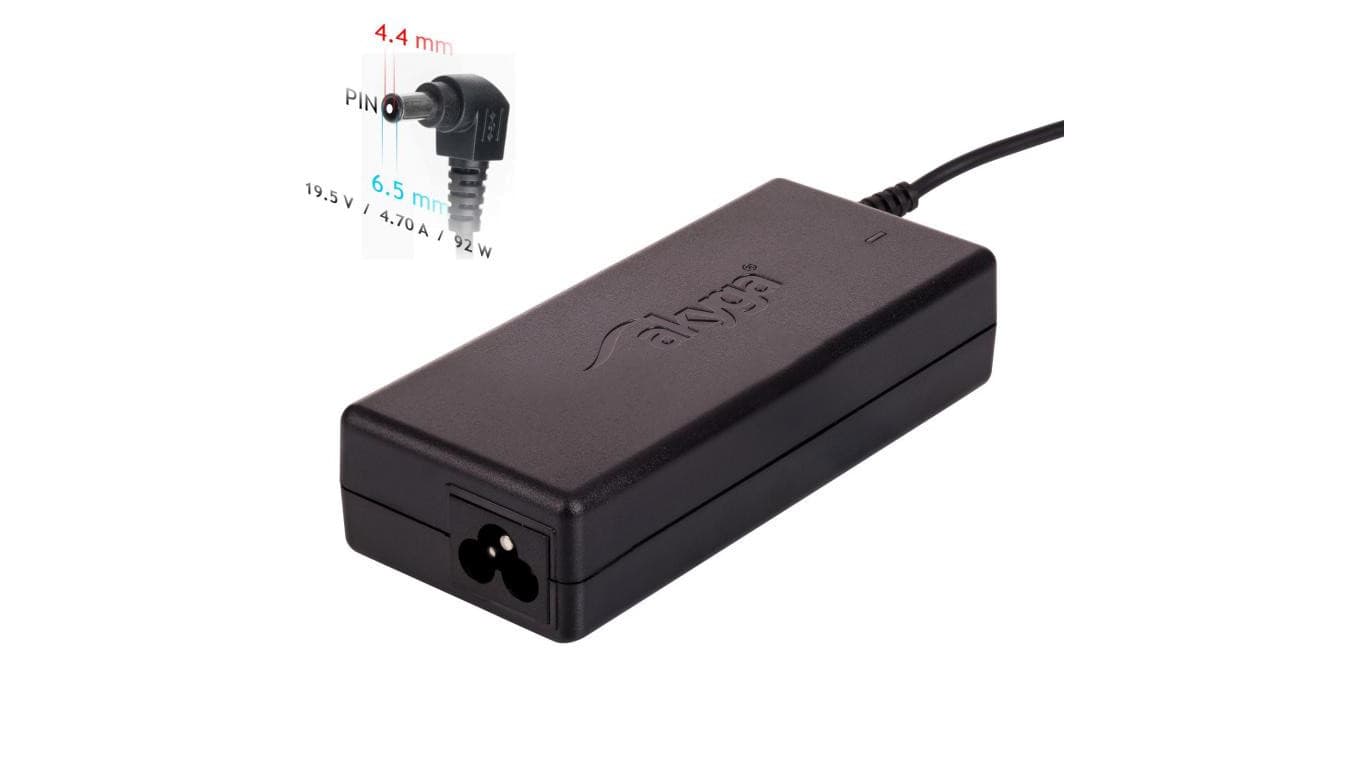 Zasilacz do notebooka Akyga AK-ND-20 19.5V / 4.7A 92W 6.5 x 4.4 mm + pin SONY 1.2m