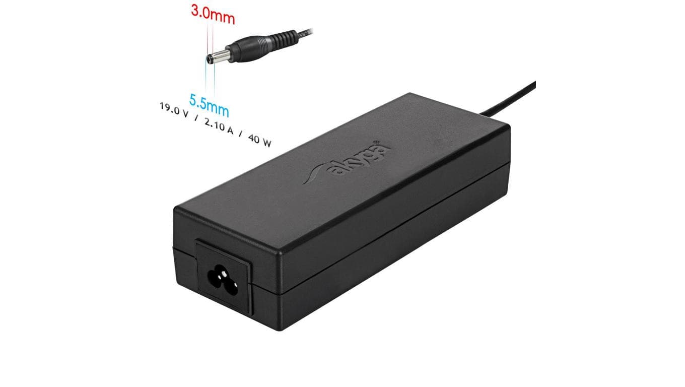 Zasilacz do notebooka Akyga AK-ND-56 19V / 6.32A 120W 5.5 x 3.0 mm + pin SAMSUNG 1.2m