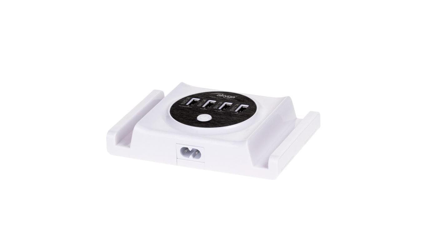 Zasilacz impulsowy Akyga AK-TB-05 5.0V / 6.0A 30W 4x USB A 1.5m