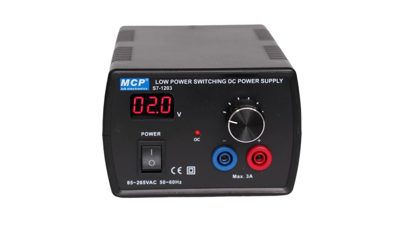Zasilacz laboratoryjny 3A 3-12V DC MCP S7-1203