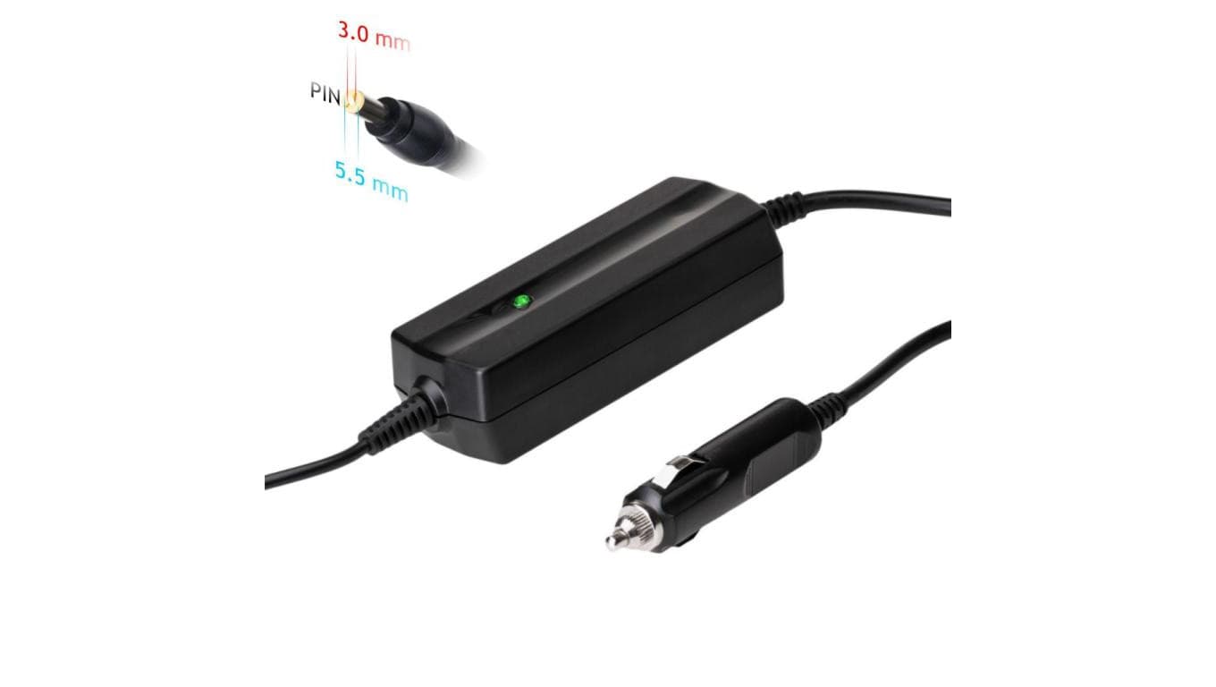 Zasilacz samochodowy do notebooka Akyga AK-ND-37 19V / 4.74A 90W 5.5 x 3.0 mm + pin SAMSUNG 1.2m