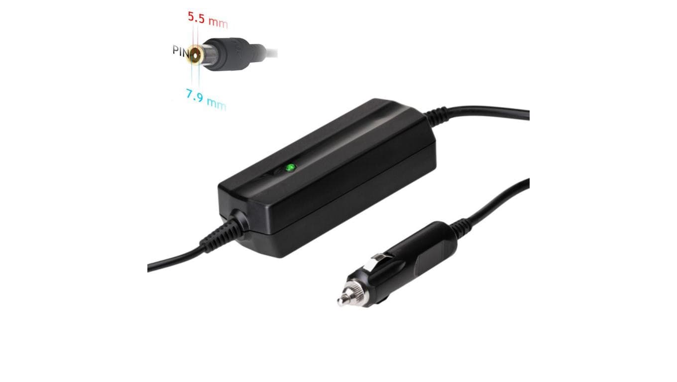 Zasilacz samochodowy do notebooka Akyga AK-ND-39 20V / 4.5A 90W 7.9 x 5.5 mm + pin LENOVO 1.2m
