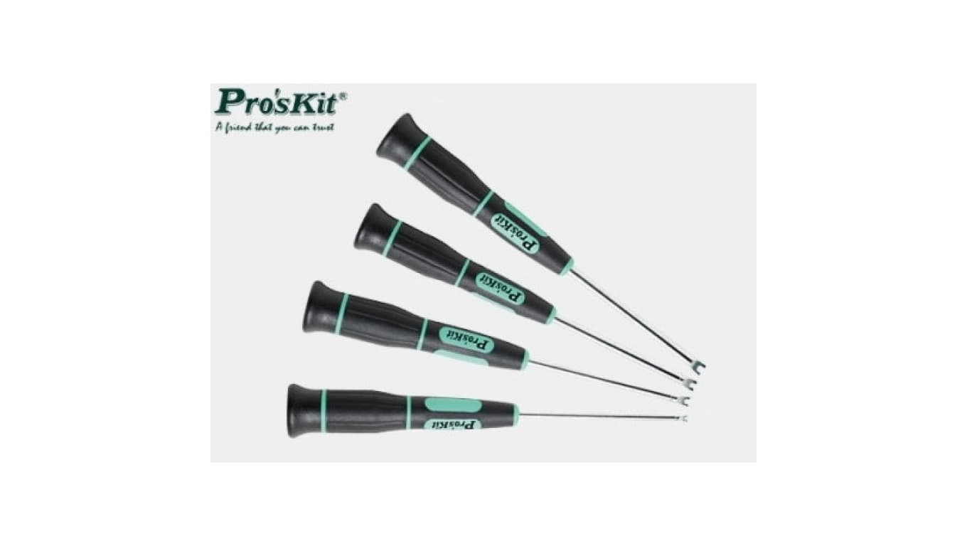 Zestaw 4 wkrętaków typu spanner S4, S6, S8, S10 Pros Kit SD-2404 / 20747