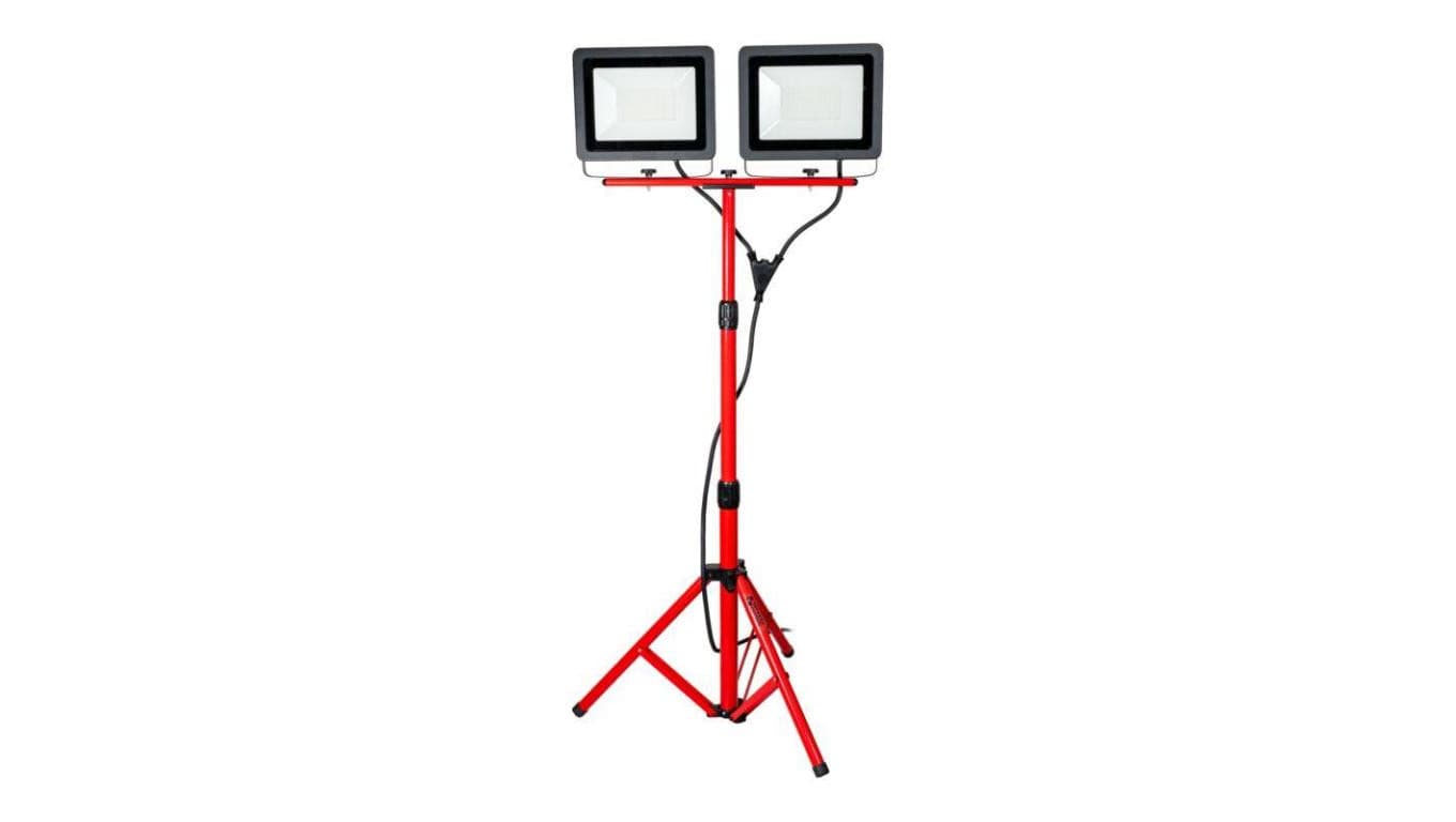 Zestaw Naświetlacz REFLEKTOR LED + STATYW IP65 2 X 50W