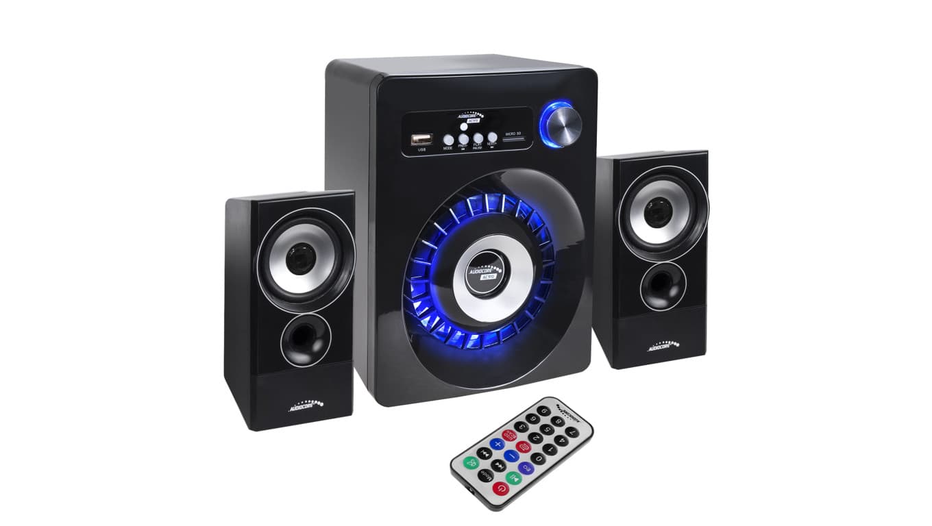 Zestaw głośników Bluetooth 2.1 Audiocore AC910 radio FM, wejście kart TF, AUX, zasilanie USB AC910