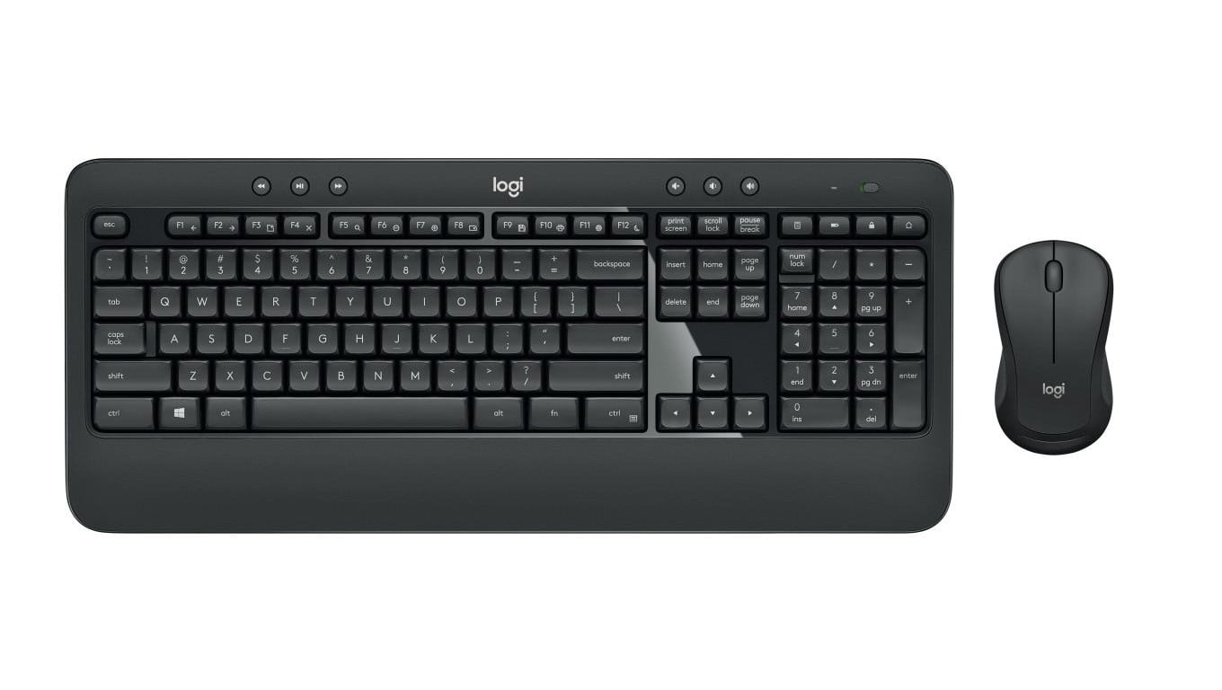 Zestaw klawiatura + mysz membranowa Logitech MK540 920-008685 (USB kolor czarny optyczna 1000 DPI)