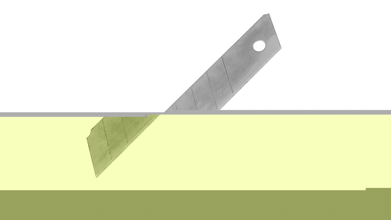 Zestaw ostrzy segmentowych Polax 18 mm, 10 szt. (23-004)