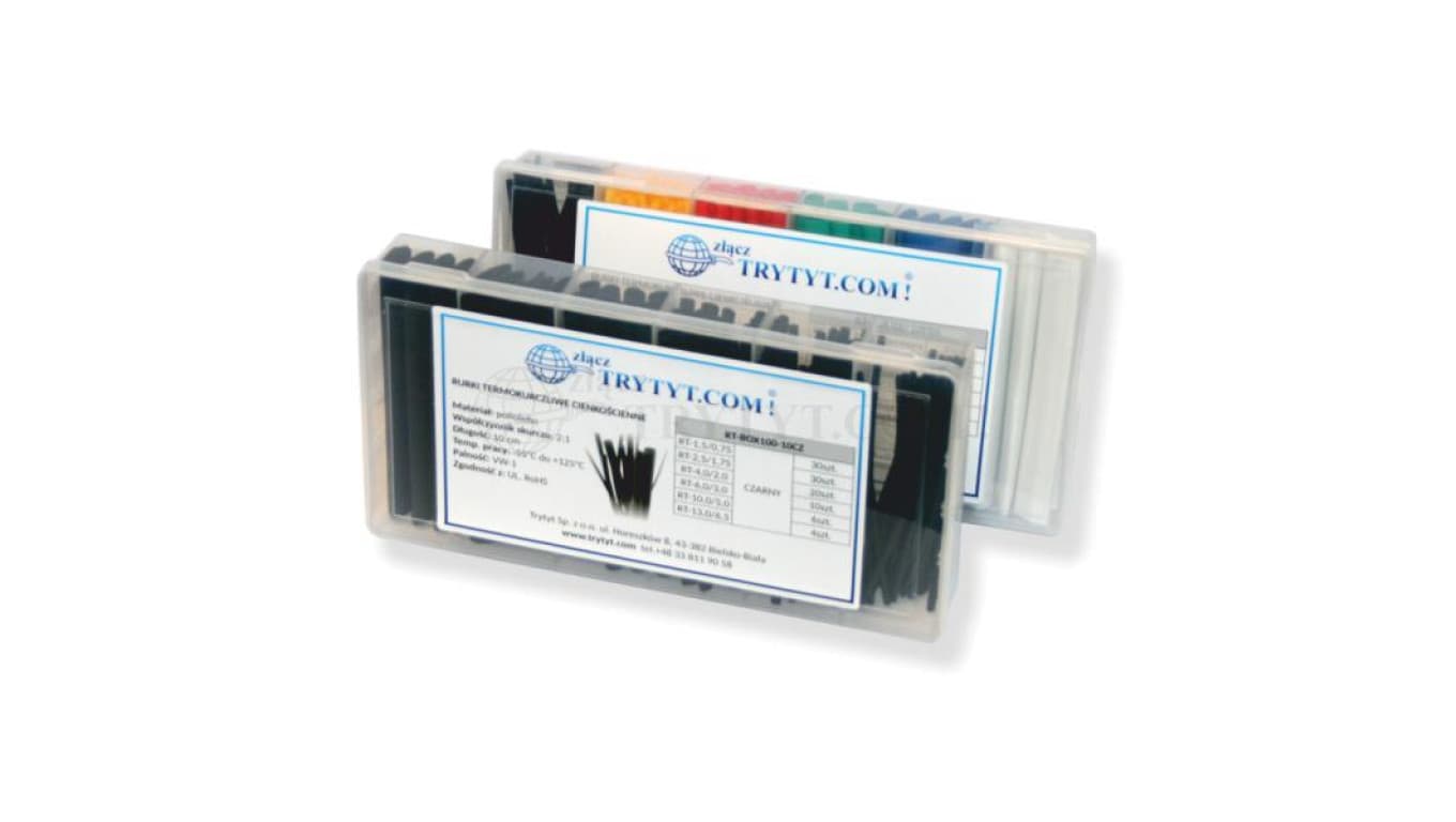 Zestaw rurek termokurczliwych kolorowych RT-BOX100-10MIX
