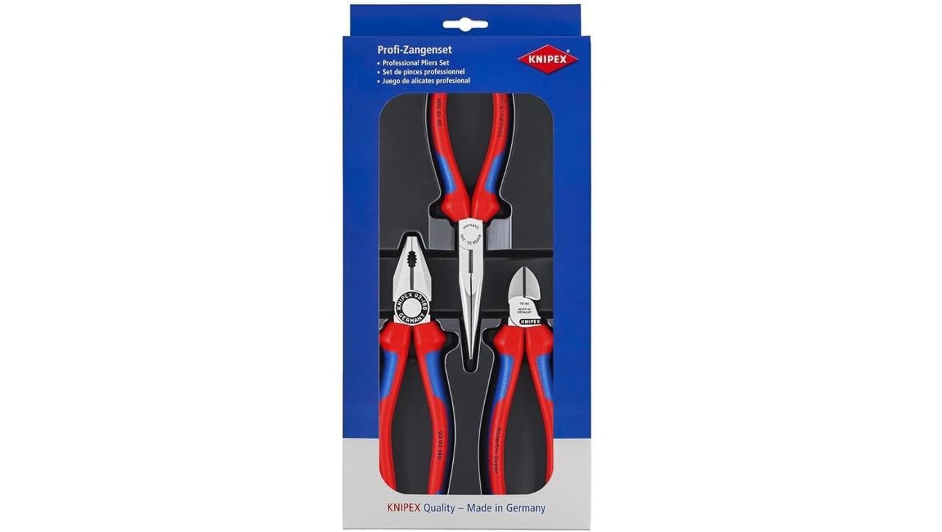 Zestaw szczypiec tnących i kombinerek do prac warsztatowych o serwisowych KNIPEX 00 20 11