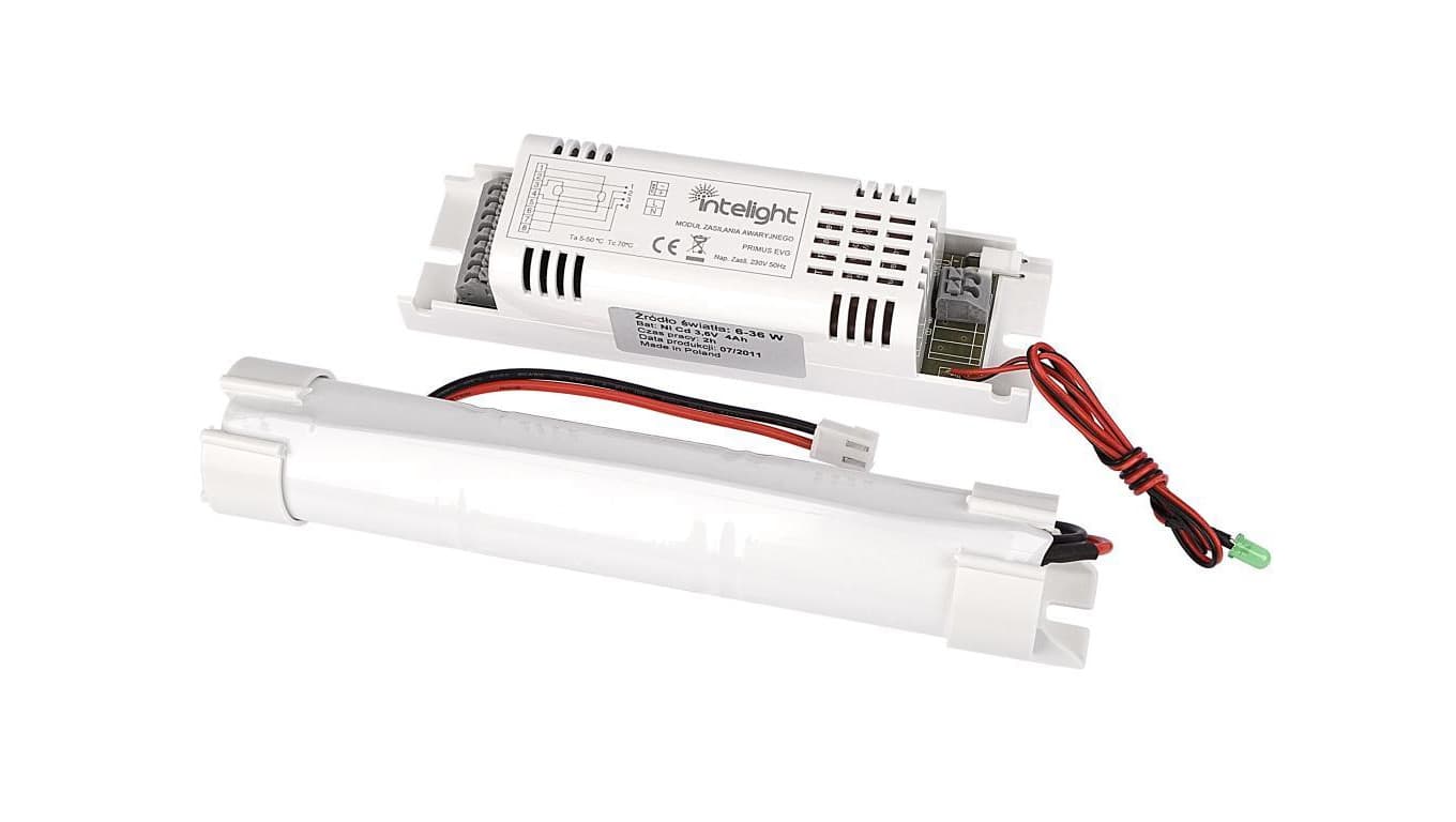 Zestaw zasilania awaryjnego EVG PRIMUS TEC 6-58W 3h (4,8V 4000mah) IP20 / 39945