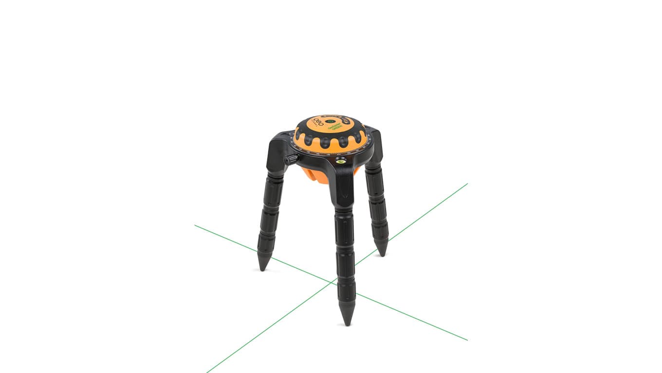 Zielony laser liniowy kątowy podłogowy GeoSpider GREEN