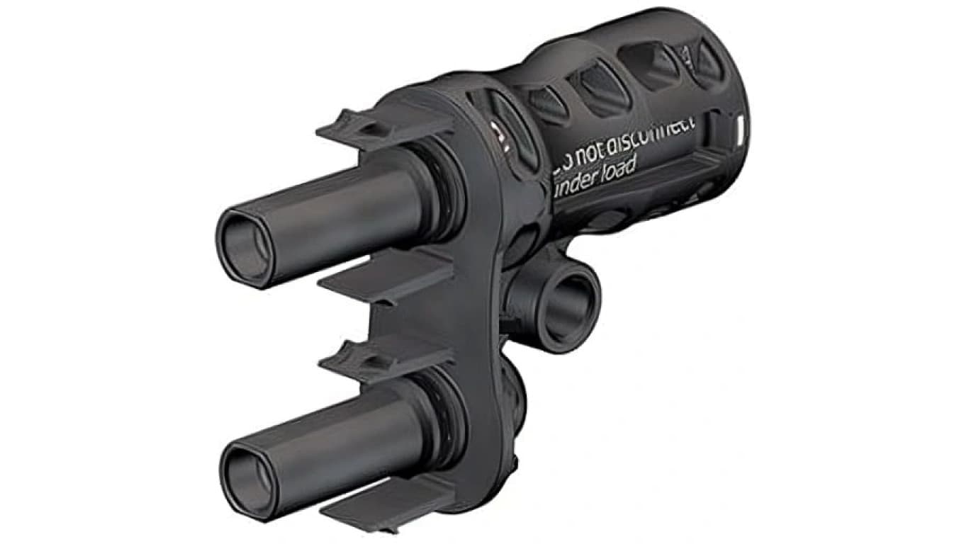 Złącze solarne MC4 dwójnik równoległy fotowoltaiczny PV IP67 Staubli Multi-Contact 2x gniazdo(+) - 1x wtyk(-) EVO2