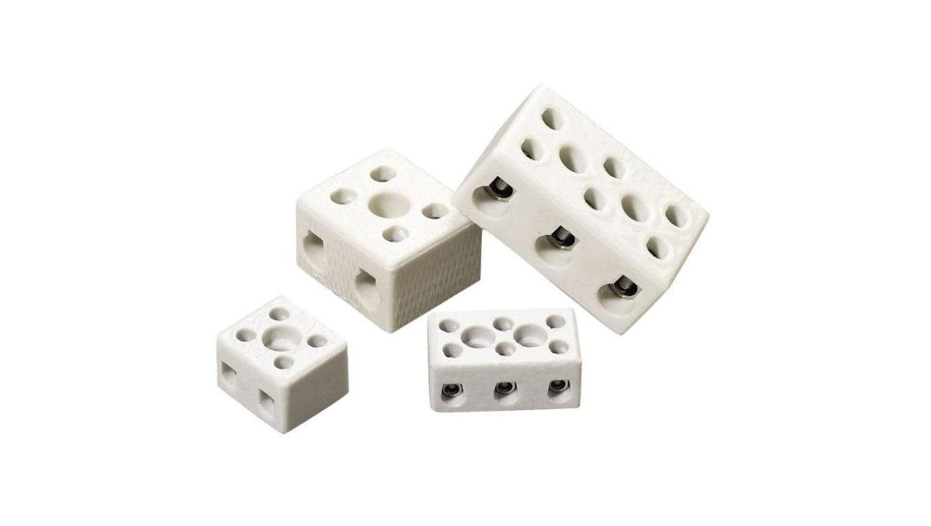 Złączka ceramiczna PT B4-2E - 4 mm² - 2-torowa