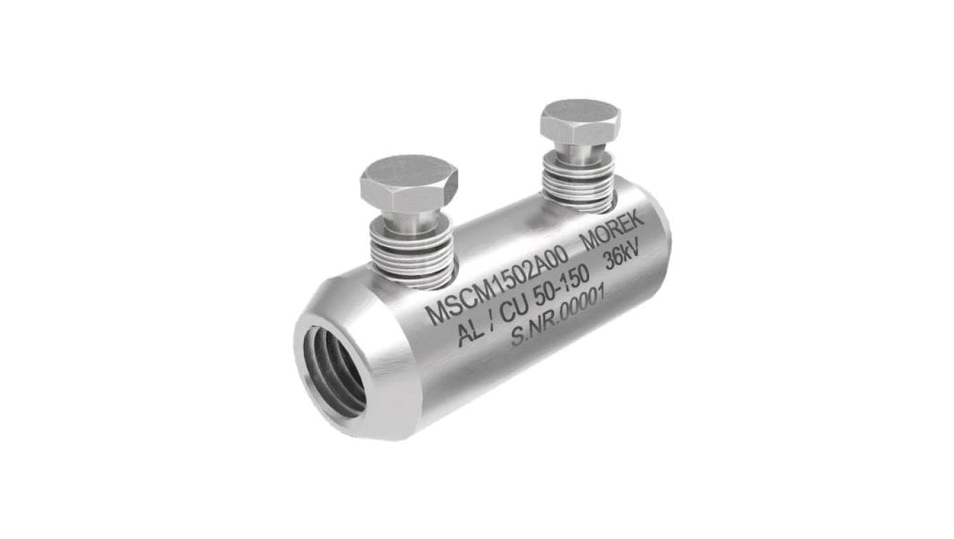 Złączka śrubowa MSCM150 Al/Cu 50-150mm² 36kV 2xśruba aluminiowa zrywalna MSCM1502A00