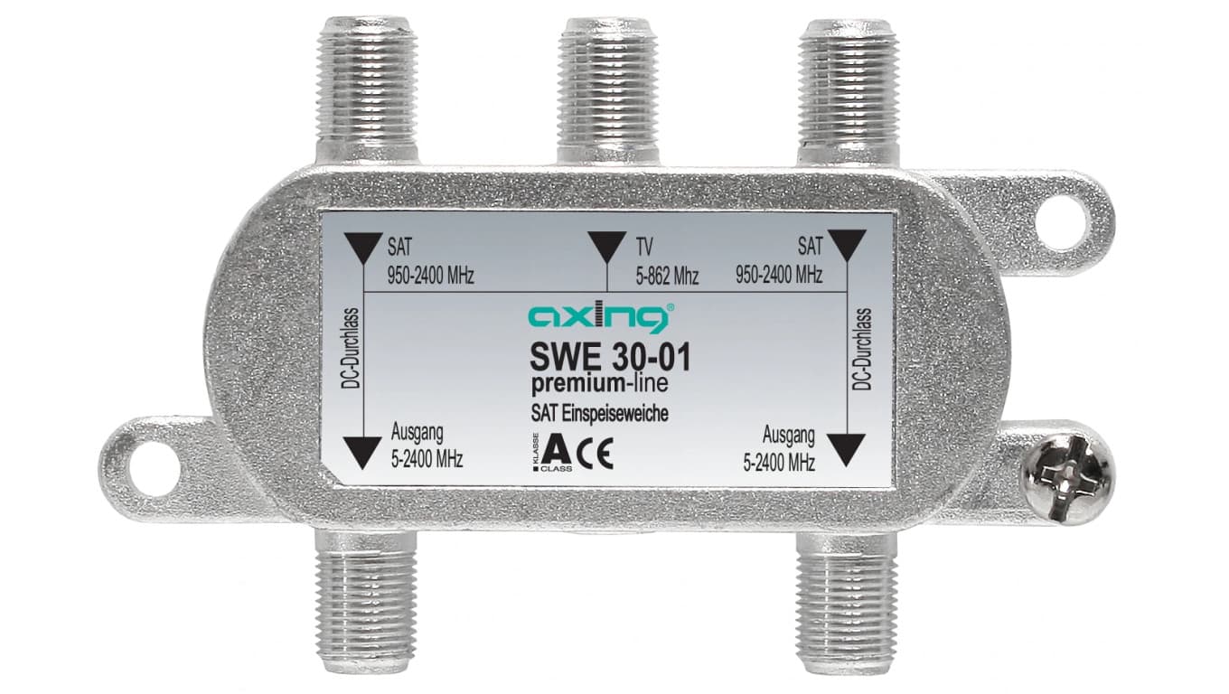 Zwrotnica antenowa Sumator RTV + 2x TV SAT (TWIN) SWE 30-01 AXING