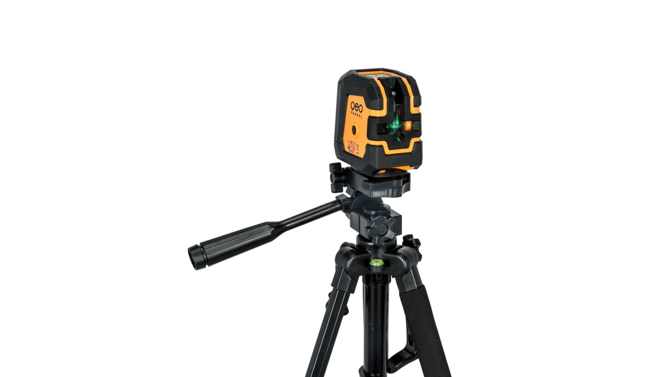 Zielony laser krzyżowy Geo1X GREEN zestaw